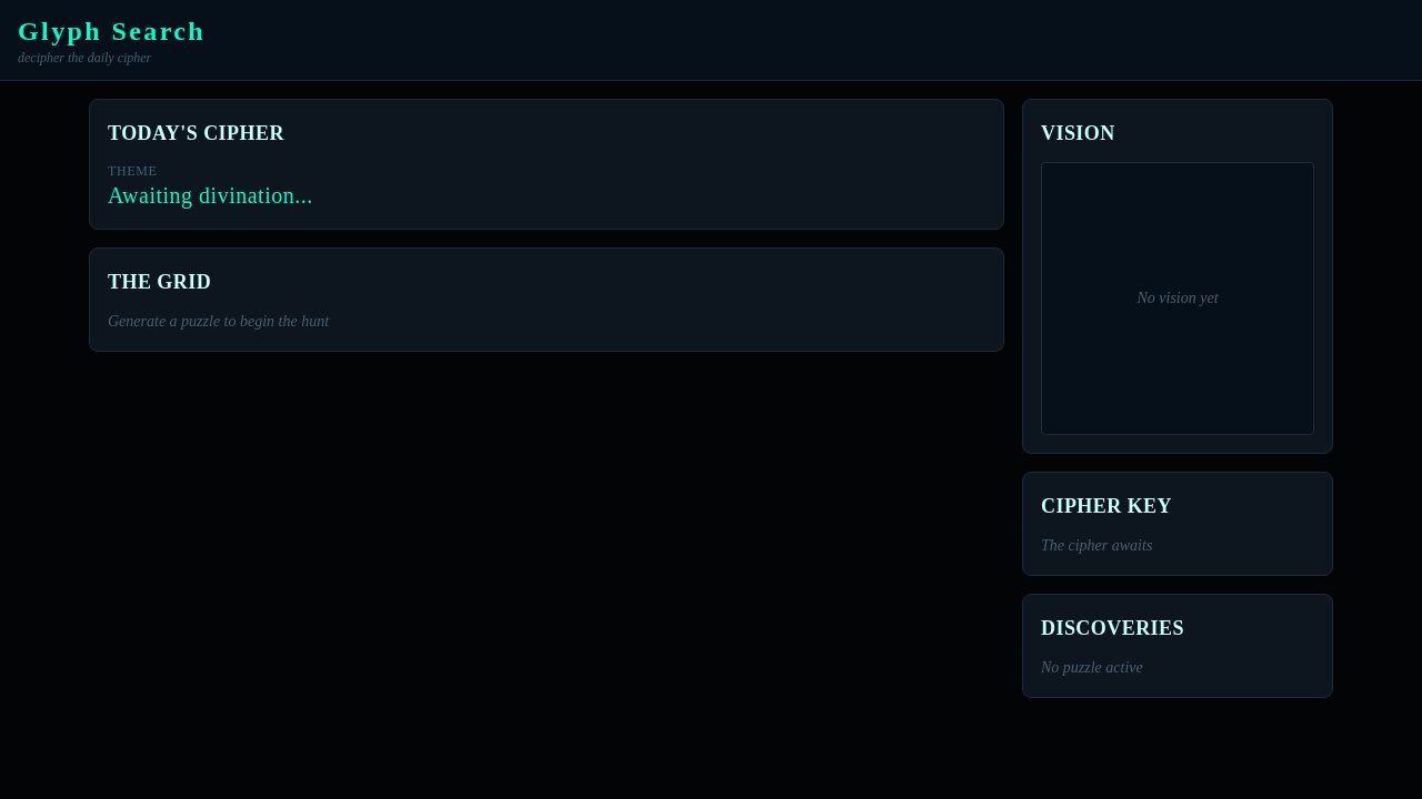 Glyph Search preview